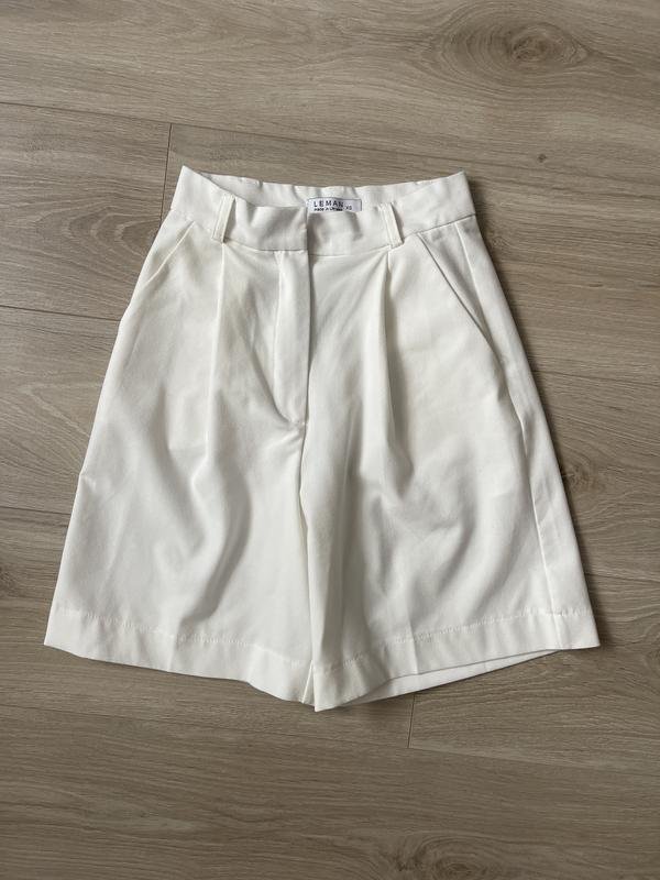 Женские Leman Шорты Белые 34 / XS / 42