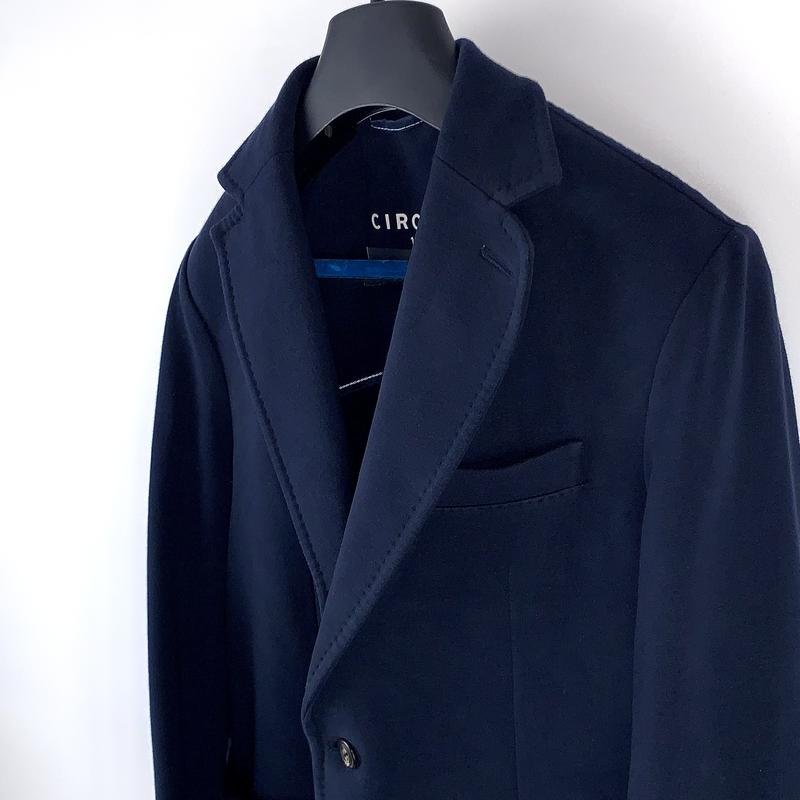 Homme Circolo 1901 Blazer Bleu Marine Coton 52