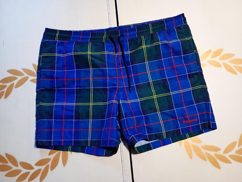 Men Barbour Shorts Navy Polyamide 33 / L / 48