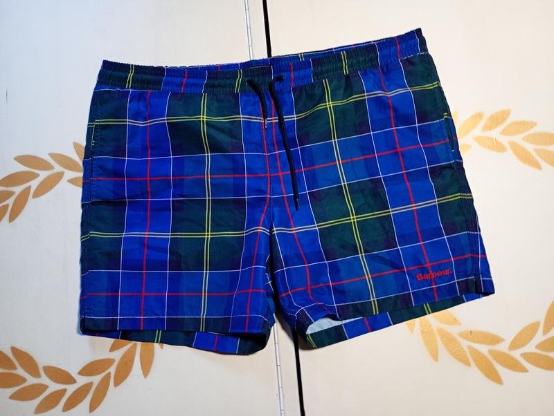 Men Barbour Shorts Navy Polyamide 33 / L / 48