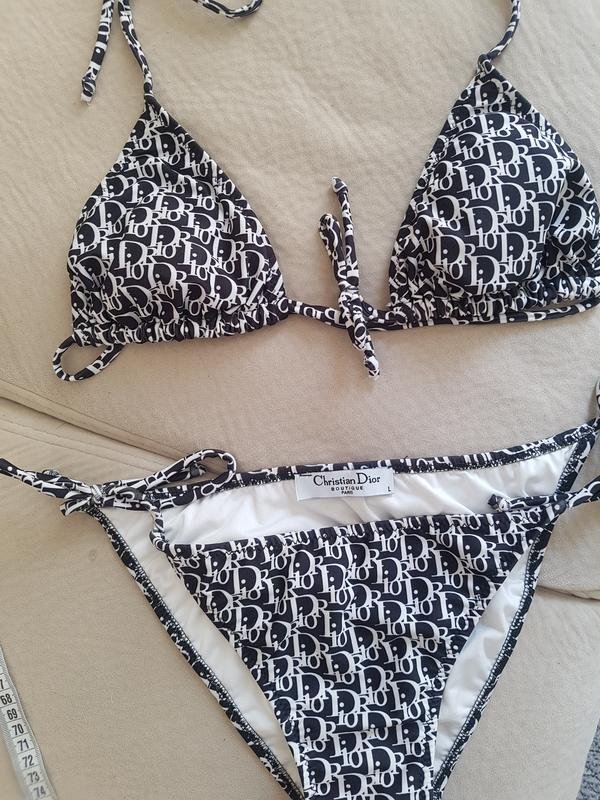 Women Christian Dior Swimsuit White 38 / M / 46
