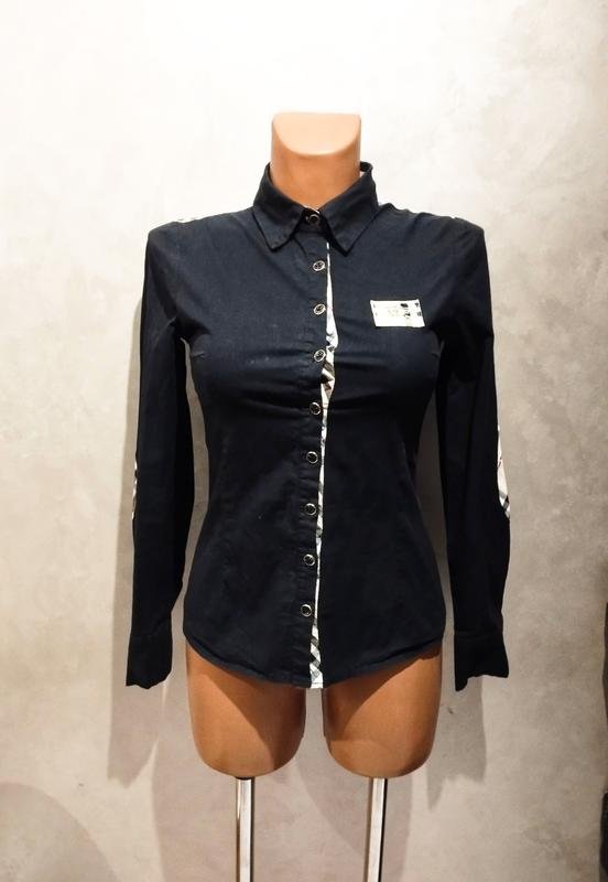 Damen Burberry Hemd Schwarz Baumwolle 34 / XS / 42