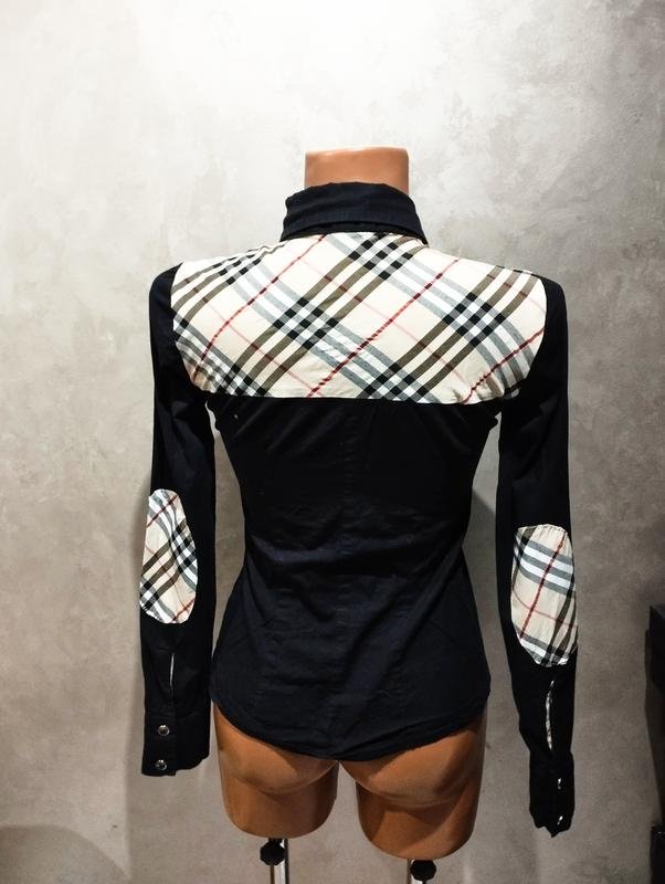 Damen Burberry Hemd Schwarz Baumwolle 34 / XS / 42