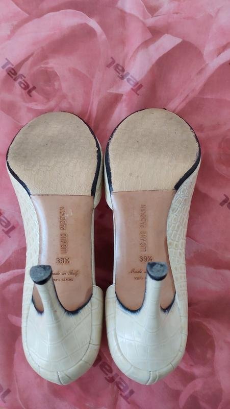 Femme Luciano Padovan Talons Beige Cuir 39.5