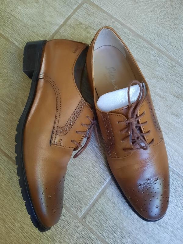 Damen Sioux Oxford Braun Leder 38