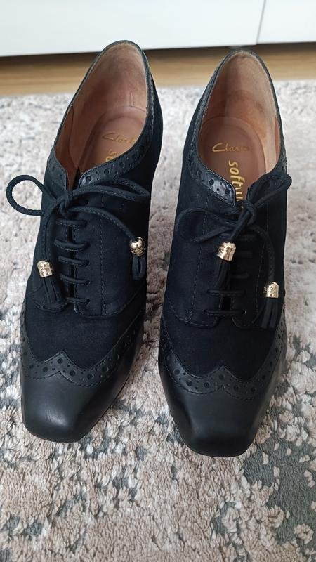 Donna Clarks Stivaletti Nero Suede 40