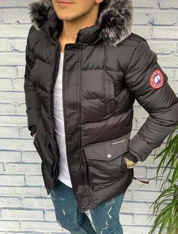 Uomo Canada Goose Giacca Nera 36 / S / 44