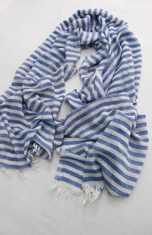 Cole Haan Scarf Blue Wool