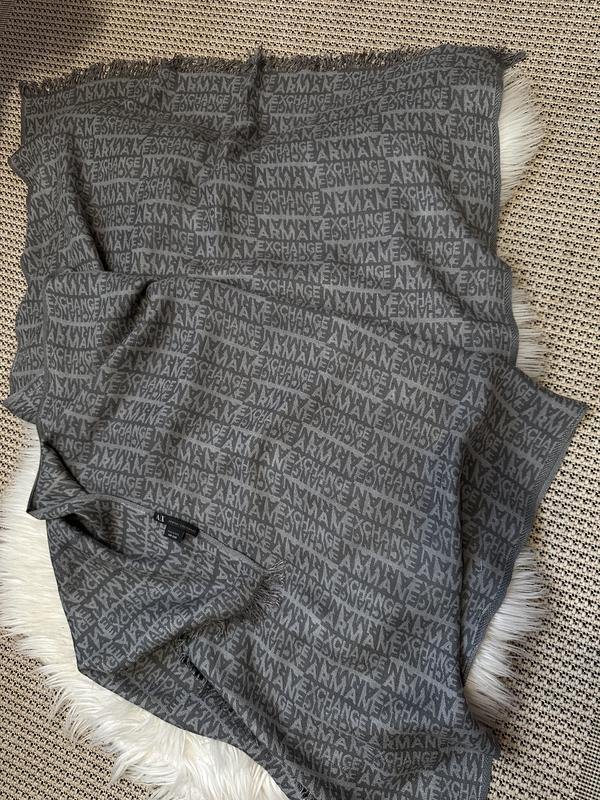 Унисекс Armani Exchange Шарф Серый