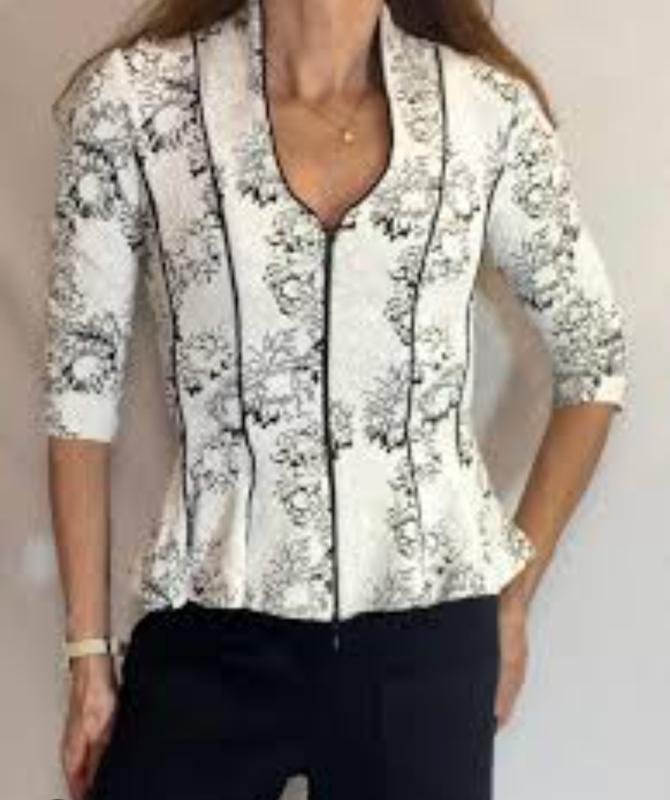 Donna Joseph Ribkoff Blazer Nero Poliestere 38 / M