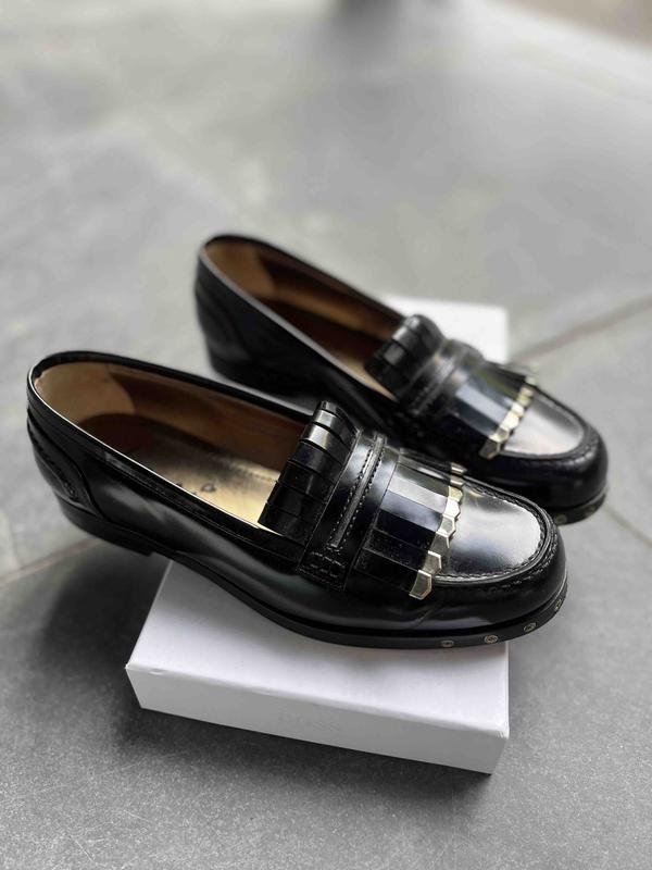 Femme Lanvin Mocassins Noir Cuir Verni 37