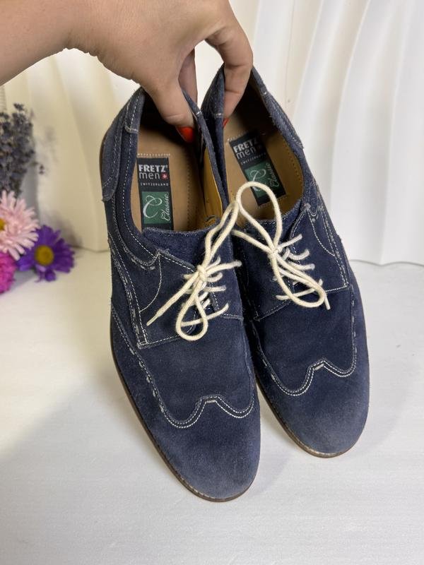 Men Fretz men Heels Navy Suede 44