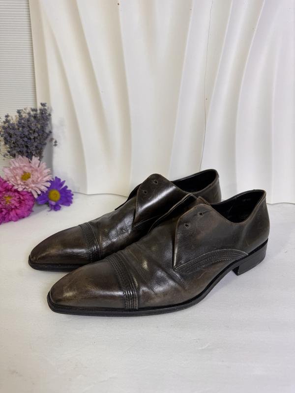 Мужские Hugo Boss Туфли Коричневый Кожа 44