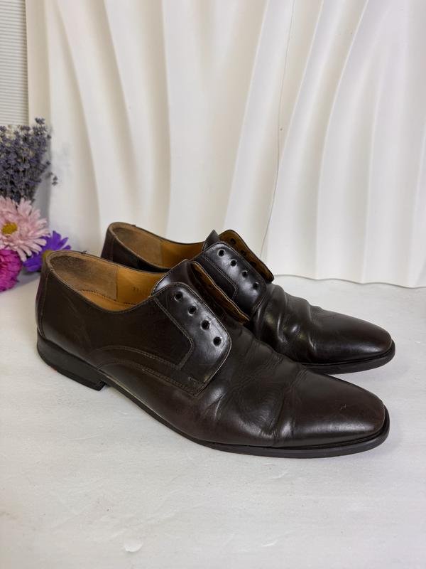 Herren Lloyd Schuhe Braun Leder 46