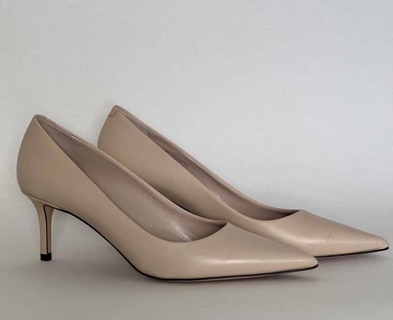 Femme Hugo Boss Talons Beige Cuir 41