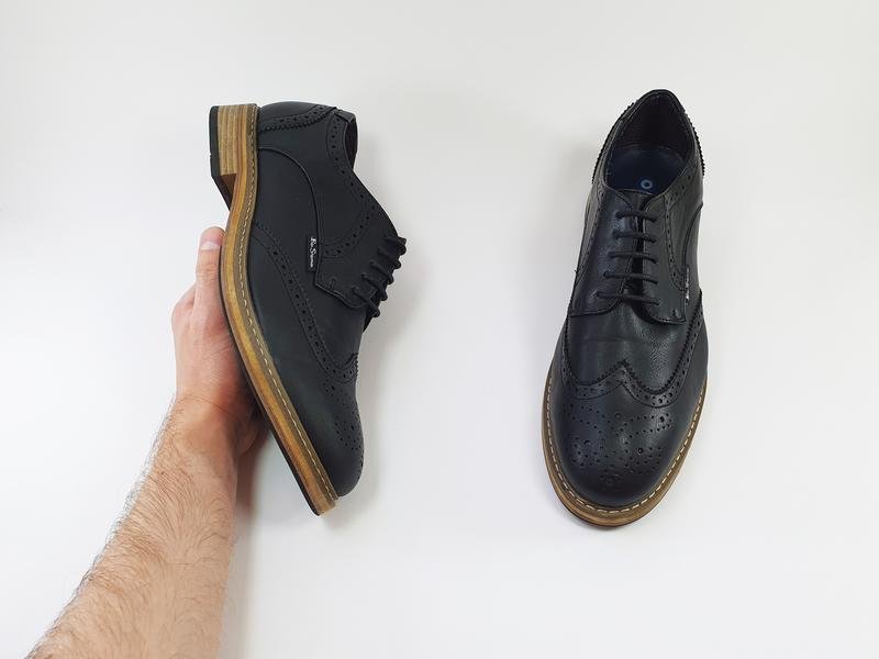 Uomo Ben Sherman Scarpe Nere 44