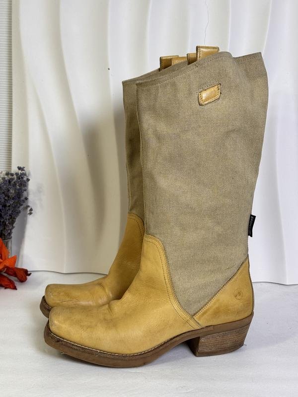 Femme Bronx Bottes Beige Cuir 39