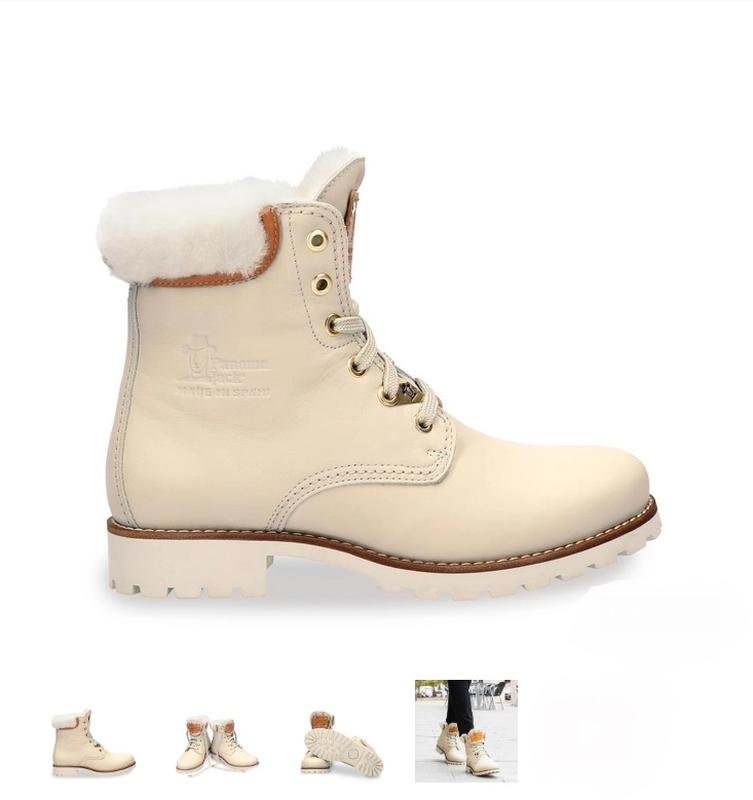 Femme Panama Jack Bottes Beige Cuir 37