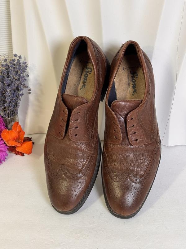 Herren Sioux Schuhe Braun Leder 43