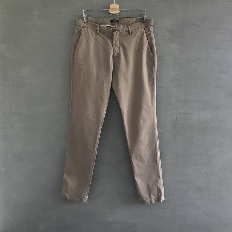 Мужской Boggi Milano Брюки Коричневый Хлопок 36 /