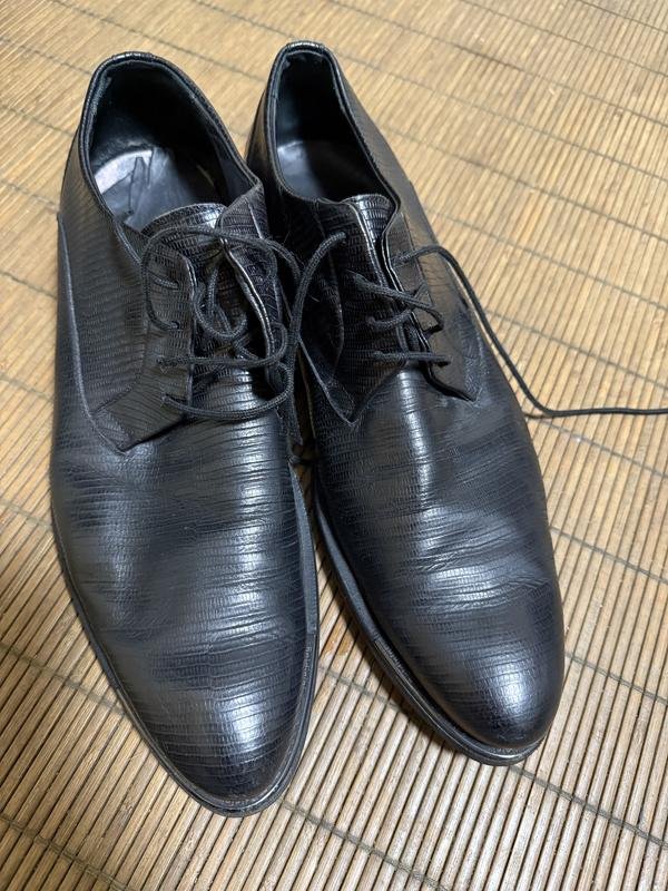 Herren Baldinini Schuhe Schwarz Leder 40