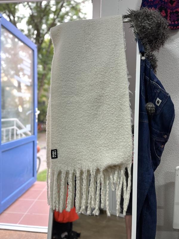 Bimba y lola Scarf White 200x40cm