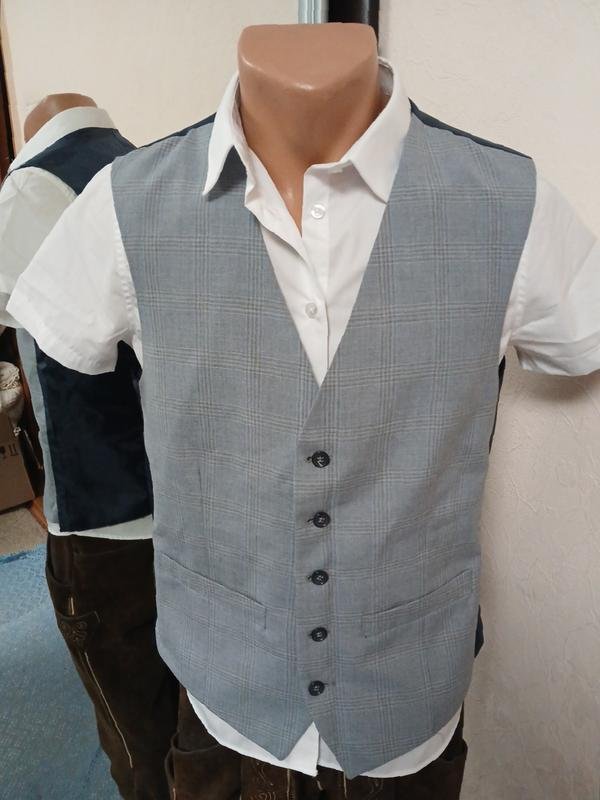 Men Ben Sherman Vest Grey Viscose 38 / M / 46