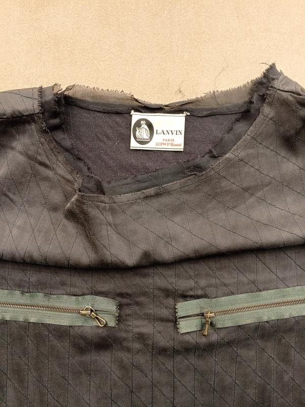 Femme Lanvin Robe Grise Viscose 36