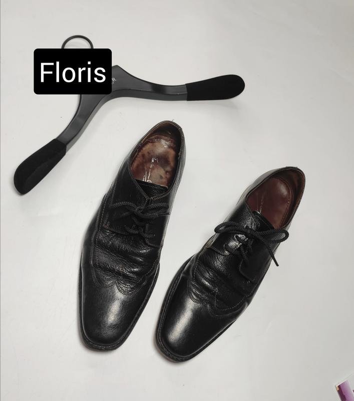 Herren Ballin Schuhe Schwarz Leder 43