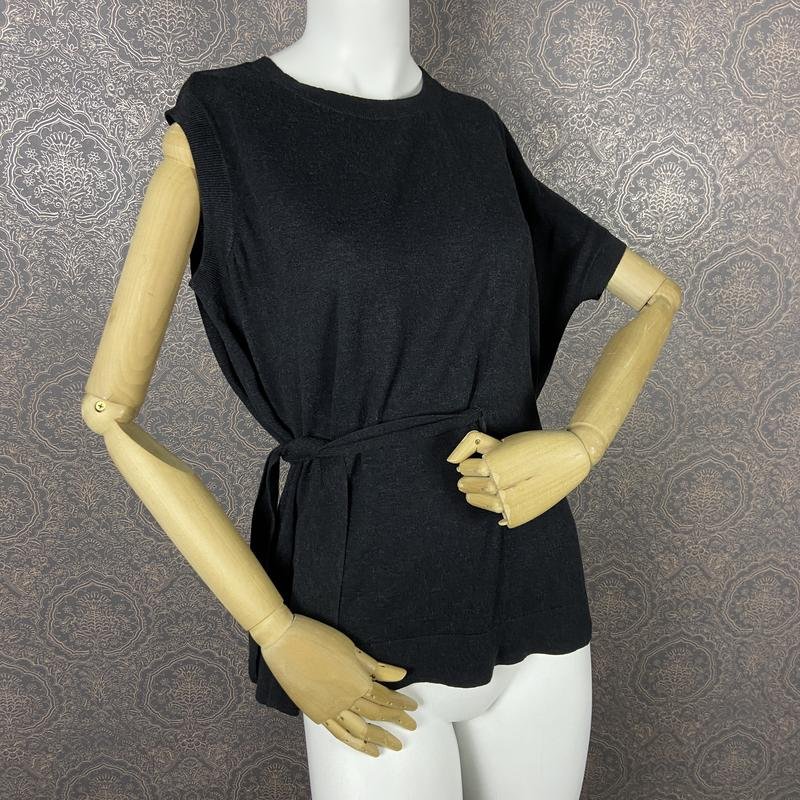 Women AllSaints Vest Grey Cotton 36