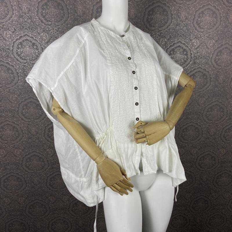 Damen AllSaints Hemd Weiß Leinen 38 / M / 46