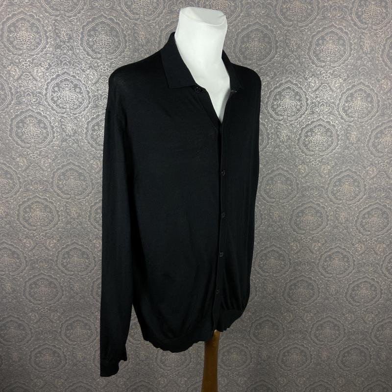 Men Autograph Sweater Black Wool 44 / XXL / 52