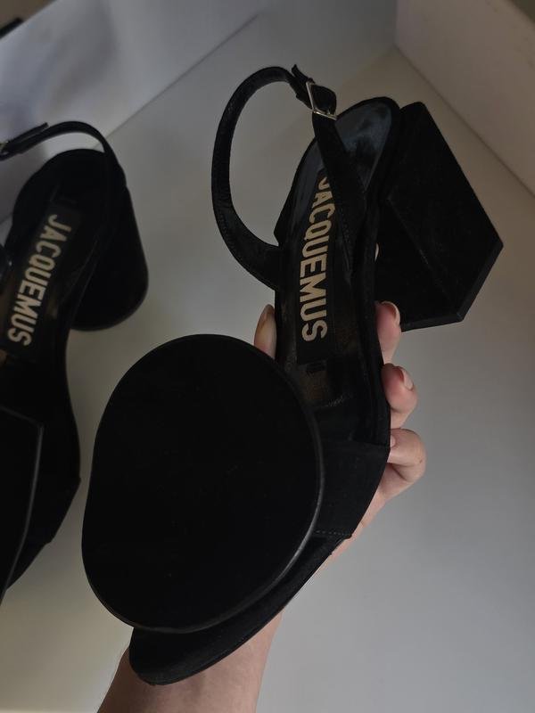 Damen Jacquemus Absatzschuhe Schwarz Wildleder 38