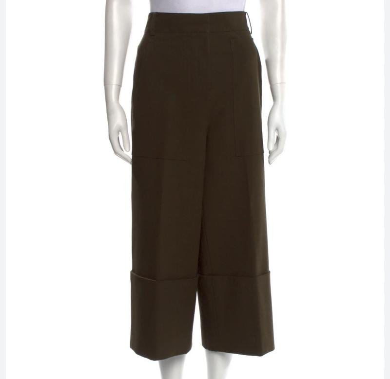 Женские Tibi Брюки Хаки 36 / S / 44