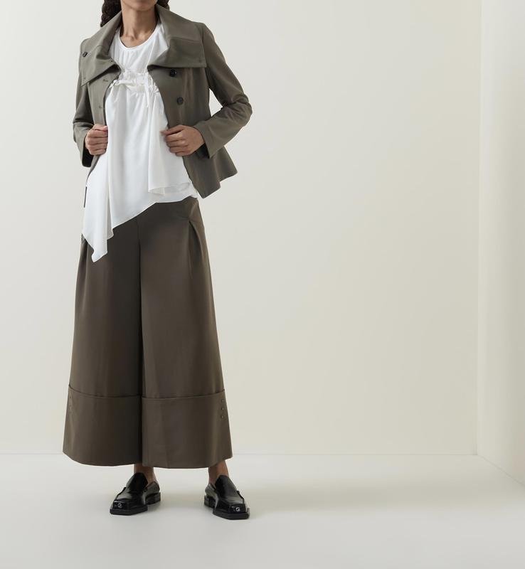 Женские Tibi Брюки Хаки 36 / S / 44