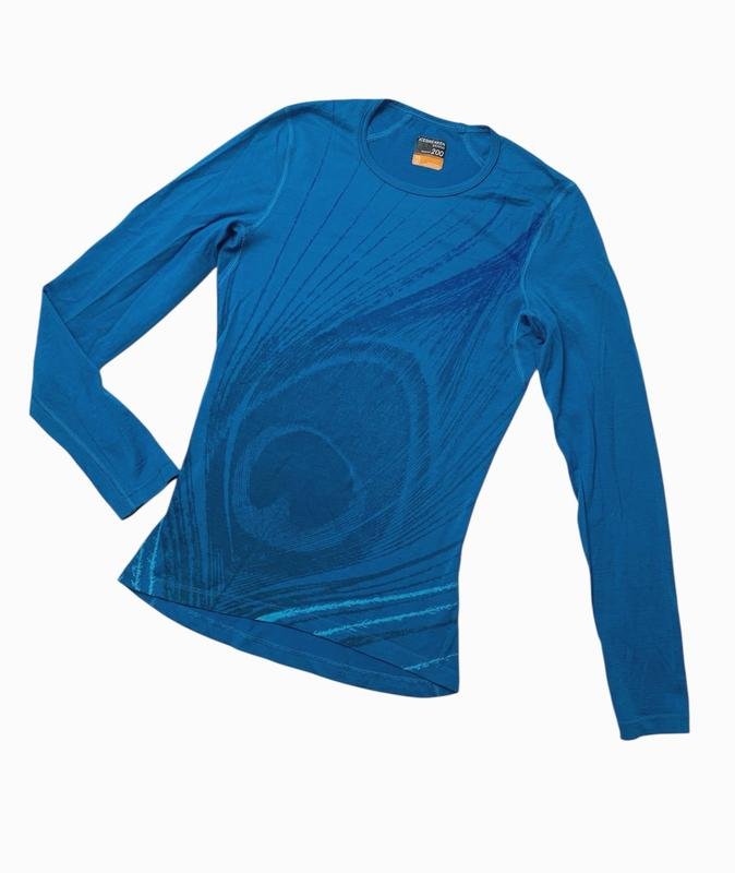Women Icebreaker Thermal Top Navy Wool 34 / XS /