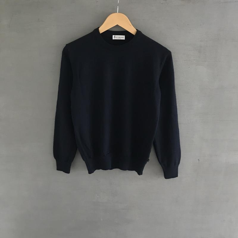 Мужской Ferrante Свитер Чёрный Акрил 38 / M / 46