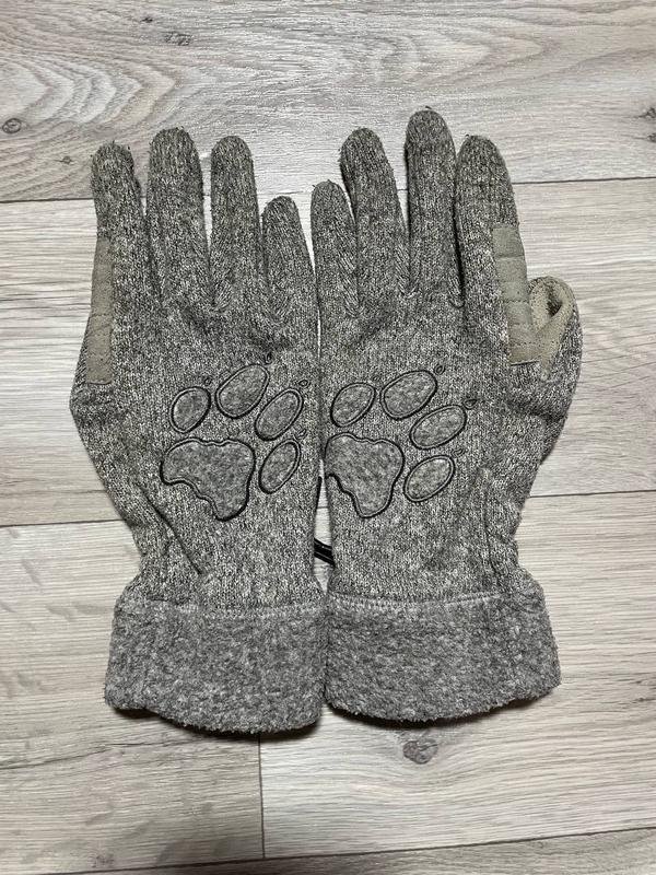 Homme Jack Wolfskin Gants Gris M