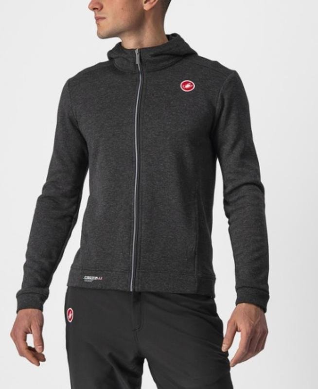 Мужской Castelli Олимпийка Серый Полиэстер 38 / M