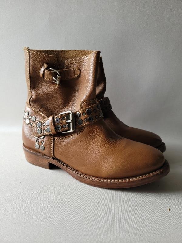 Женские Ash Ботинки Коричневые Кожа 37