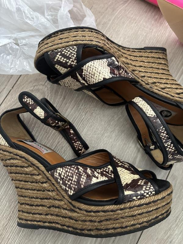 Femme Lanvin Talons Marron Cuir 38