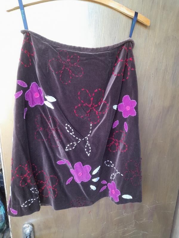 Femme Boden Jupe Multicolore Velours 36