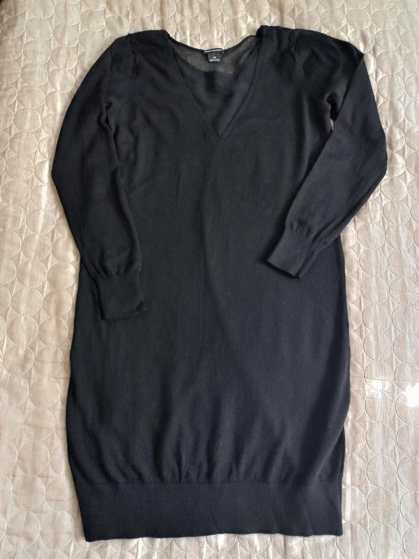 Women Club Monaco Dress Black Silk 40 / L / 48