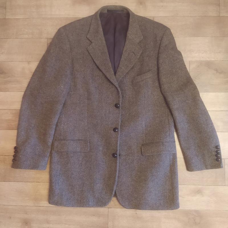 Мужской Harris Tweed Пиджак Разноцветный Шерсть XL