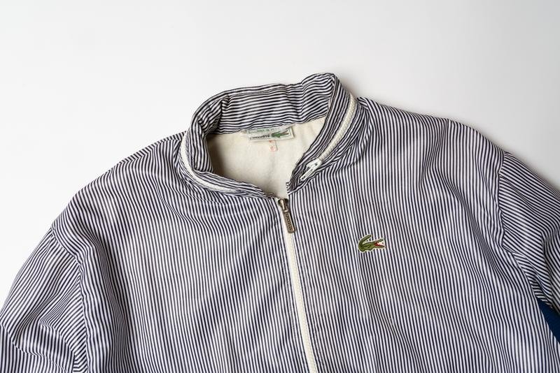 Herren Lacoste Jacke Blau Nylon 42 / XL / 50