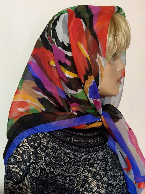 Women Cacharel Scarf Multicolor Polyester
