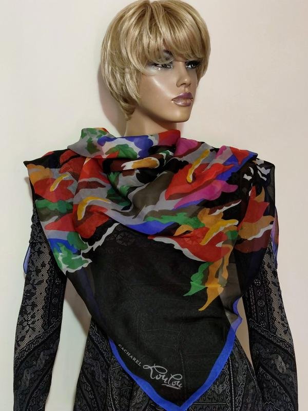 Women Cacharel Scarf Multicolor Polyester