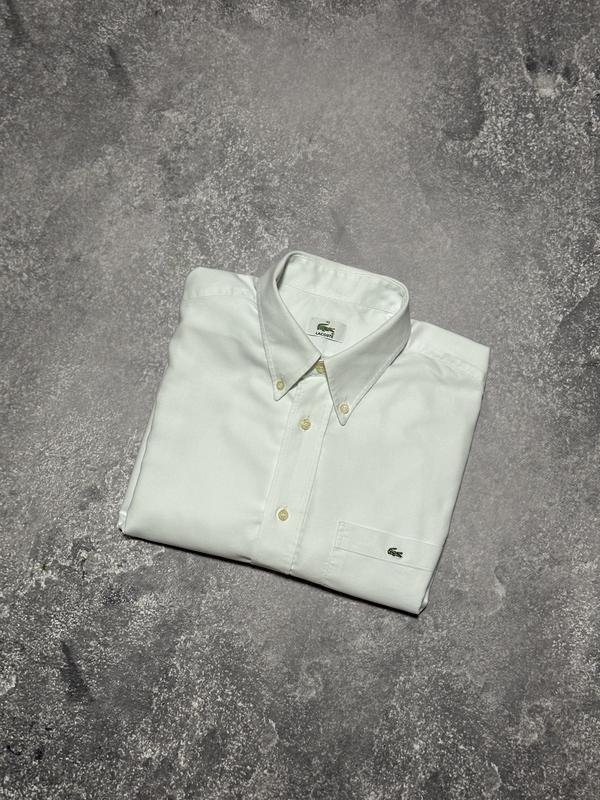 Herren Lacoste Hemd Weiß 42 / XL / 50