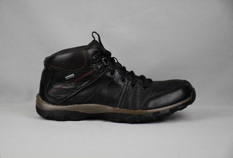 Men Clarks Boots Black Leather 42