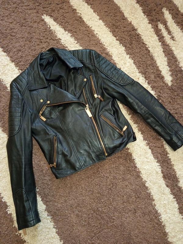 Women Canali Jacket Black Leather 38 / M / 46